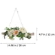 thumbnail image 5 of onlyliua Promoción de Temporada Decoración de Flores Artificiales Estilo Corona de Flores Decorativa Colgante de Pared, 5 of 6