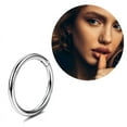 thumbnail image 2 of 6/8/10/12mm Silver Gold Seamless Nose Ring Stainless Steel Body Jewelry Tragus Septum Piercing Cartilage Hoop Unisex, 2 of 20