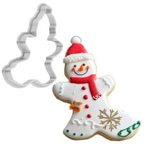 Christmas Festive Baking Day Cookie Cutter 4 Inch Made in USA by WONDERTORY