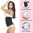 thumbnail image 4 of QRIC Womens Neoprene Sauna Suit Waist Trainer Belt with Zipper, Waist Cincher Body Shaper Corset, 4 of 6