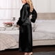 thumbnail image 4 of Batas de moda para mujer, cómodas, de color, con encaje, para el hogar, para dormir, albornoz, pijamas para mujer, 4 of 6