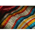 thumbnail image 2 of Muench, Zandria 32x23 White Modern Wood Framed Museum Art Print Titled - Colorful fabric detail, 2 of 4