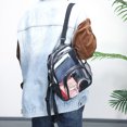 thumbnail image 4 of Mochila transparente de PVC para ordenador portátil mochila escolar de moda resistente al agua para mujeres y hombres, 4 of 9