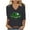 XNQR5-Black, variant on Meichang St Patricks Day Shirts for Women V Neck 3/4 Length Sleeve Women Tops Shamrock Graphic Tees Crew Neck Casual Irish Tops