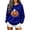 Blue, variant on TKLPEHG Halloween Sweatshirts for Women 2026 Fashion Funny Ghost Jack O Lantern Pumpkin Graphic Sweatshirt Long Sleeve Crewneck Pullover (Red,XL)