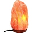thumbnail image 1 of Salt Lamp 2-3 KG - 100% Natural High Quality Handcrafted Himalayan Salt Lamp with Wooden Base Himalayan Salt Lamp - Pink Salt Lamp - Bedside Lamp - R, 1 of 5