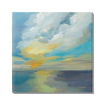 Stupell Industries Pacific Light Sea Painting Nature Painting Gallery Wrapped Canvas Print Wall Art, 30 x 30