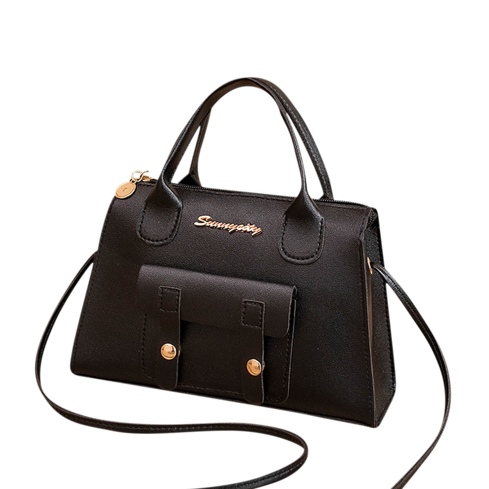 Ozmmyan Women's Shoulder Bag Fashion New Pattern Solid Handbag Shoulder Bag Dual Purpose High Capacity Zipper Bag Sales Today Cclearance