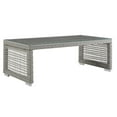 thumbnail image 2 of Modway Aura 3 Piece Outdoor Patio Wicker Rattan Set in Gray White by Modway, 2 of 8