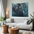 thumbnail image 6 of Pirates of the Caribbean Movie Tapestry for College Dorm Living Room And Bedroom Home Decor Poster Wall Art Tapestries Hanging for Gifts 40"x60", 6 of 6