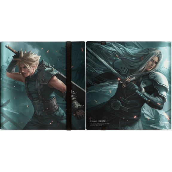Ultra PRO - Final Fantasy x Universes Beyond Cloud/Sephiroth 12-Pocket PRO-Binder for Magic: The Gathering | TCG Card Collector Album, MTG Binder, Final Fantasy Card Binder, Deck Storage Binder