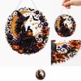 thumbnail image 4 of Halloween Diamond Art Hanging Kits for Adults Beginners, DIY 5D Crystal Diamond Painting Ornament Kit with Acrylic Hanging Plate, Halloween Decor Wall Art Craft Gift, 4 of 9