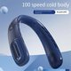 thumbnail image 3 of Portable USB Rechargeable Neck Fan Ice Porcelain Refrigeration Bladeless Neck Fan Electric Fan, 3 of 5