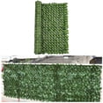 thumbnail image 4 of privacidad de hiedra artificial Pared Jardín Hoja Pantalla de privacidad para el patio trasero Bar de , Herba periliae G(50x300cm) CUTICAT Pantalla de valla de privacidad de hoja, 4 of 7