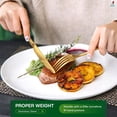 thumbnail image 6 of 40-Piece Gold & Silver Stainless Steel Cutlery Set, Service for 8, 6 of 7
