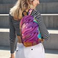 thumbnail image 5 of Salouo Rainbow Melting Ice Cream for Travel Backpack for Men Women,Casual Laptop Backpack Daypack Business Work Bag for Travel、Hiking、Weekend -Medium, 5 of 5
