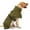 Army green- pet jacket, variant on Double Layer Dog Winter Jacket Waterproof Windproof Reflective Adjustable Warm Coat for Small Medium Large Dogs