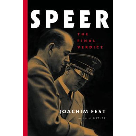 Pre-Owned Speer: The Final Verdict (Hardcover) 0151005567 9780151005567