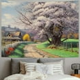 thumbnail image 2 of BCIIG Flowering Tree Tapestry Wall Hanging Unique Style Graphic Tapestries Home Wall Decor Art for Living Room Bedroom Apartment Farmhouse Dorm 40x30inch, 2 of 6