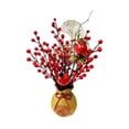 thumbnail image 4 of Arreglos florales artificiales de las bayas rojas con el florero decorativo para el hogar Estilo C Zulema ramo de año nuevo, 4 of 8
