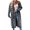 Gray, variant on Vedolay Women's Fall Coat Women's Rhinestone Fringed Casual Jacket Long Sleeve Casual Jacket Coat,Gray L