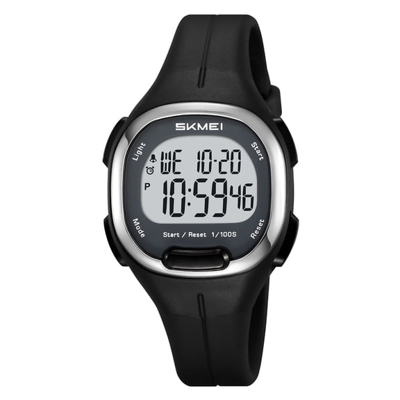 SKMEI Women Watch Digital Chronograph Watch Multifunctional Waterproof Sports Watch for Women with Alarm Stopwatch Back Light