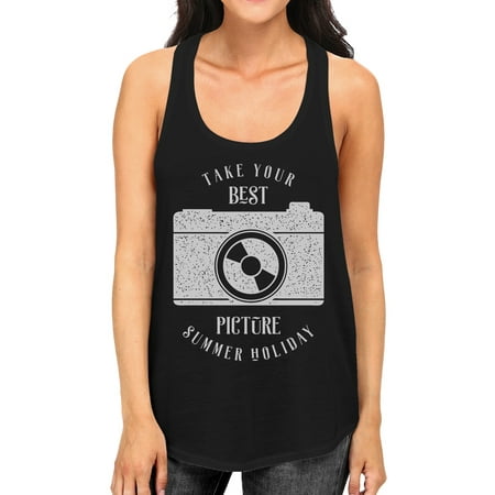 Best Summer Picture Womens Black Funny Graphic Summer Gift Tank