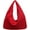 Red, variant on Slouchy Bag for Women Nylon Tote Bag with Multipockets Solid Color Draped Bag Large Shoulder Bag