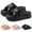 Black, variant on Women Slide Sandals, Girls Pillow Slippers for Beach, Pool, Shower, Camping, Travel - Non-slip Platform Beach Slippers for Indoor & Outdoor Comfort