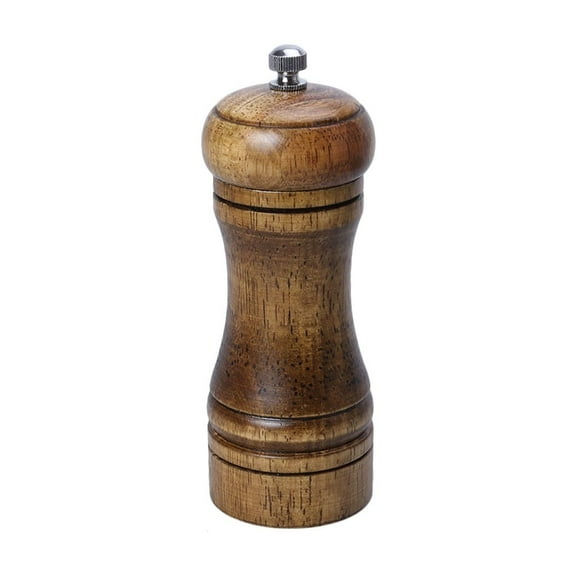 GETAJGHSD 1Pcs Manual Spice Grinder Wooden Cylindrical For Home Use