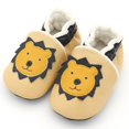 thumbnail image 2 of XIMIN Baby Crib Flats Shoes Cute Animal Bowknot Cozy Soft Sole Leather Shoes Moccasins Slippers Infant Girls Boys Slip On First Walking Shoes, 2 of 4