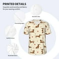 thumbnail image 3 of KLL Heart Dachshund for Men's Baseball Shirts,Short Sleeve Casual Shirts Button Down Shirt for Men Beach Summer Wedding Shirt-XX-Large, 3 of 7