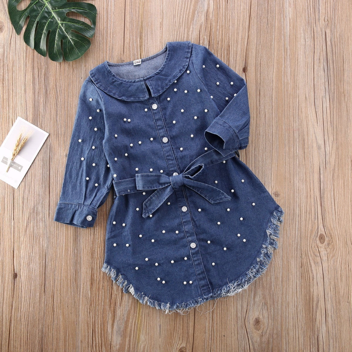 baby jeans frock design