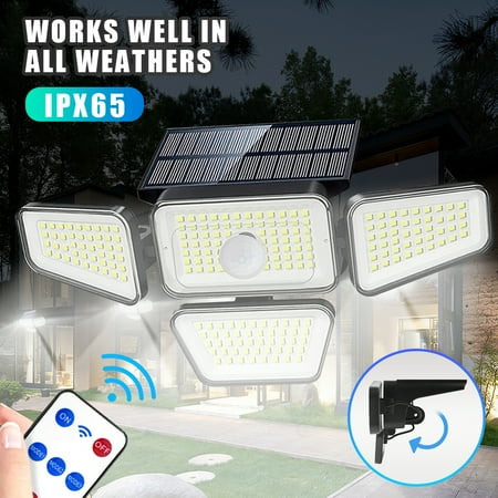 

Solar Wall Light 270 LED PIR Motion Sensor Waterproof Garden Flood Lights Lamps