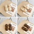 thumbnail image 4 of WBQ Girls Genuine Leather Soft Closed Toe Princess Flat Shoes Summer Sandals(Toddler/Little Kid), 4 of 5