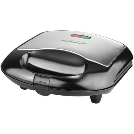 Brentwood Non-Stick Sandwich Maker, Black/Silver