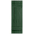 thumbnail image 2 of Alpha Shutters Exterior Vinyl 4 Board N Batten Closed Shutter (Set of 2), 2 of 7
