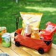 thumbnail image 2 of Collapsible Foldable Wagon Cart, Large Capacity Garden Cart with Wheels, Heavy Duty Utility Grocery Wagon with Drink Holders for Shopping Sports Camping,, 2 of 5