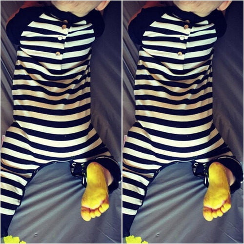 Newborn Infant Baby Boy Girl Kids Stripe Romper Jumpsuit Bodysuit Clothes Outfit