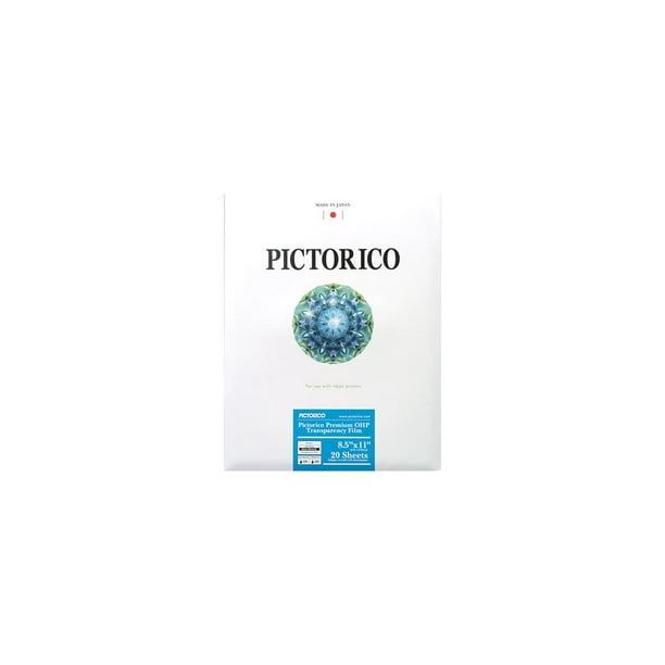 Pictorico Tpu100 Premium Ohp Transparency Film 170gsm 5 2mil 8 5x11 Sheets Walmart Com Walmart Com
