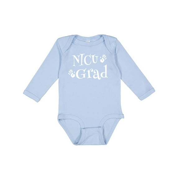 Inktastic Nicu Graduate New Baby Cute Boys or Girls Long Sleeve Baby Bodysuit