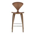 thumbnail image 3 of TABOURET SATIN en bois dur et noyer original, 3 of 4
