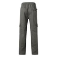 thumbnail image 5 of ketyyh-chn99 Wide Leg Pants For Men Men's No-Iron Classic-fit Expandable-Waist Pleat-Front Pant, 5 of 5
