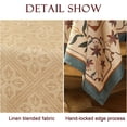 thumbnail image 5 of French Linen Tablecloth Soft Durable Floral Table Cloth Designer Kitchen Dining Tablecloth for Rectangular Tables for Parties Christmas 60"*84", 5 of 6
