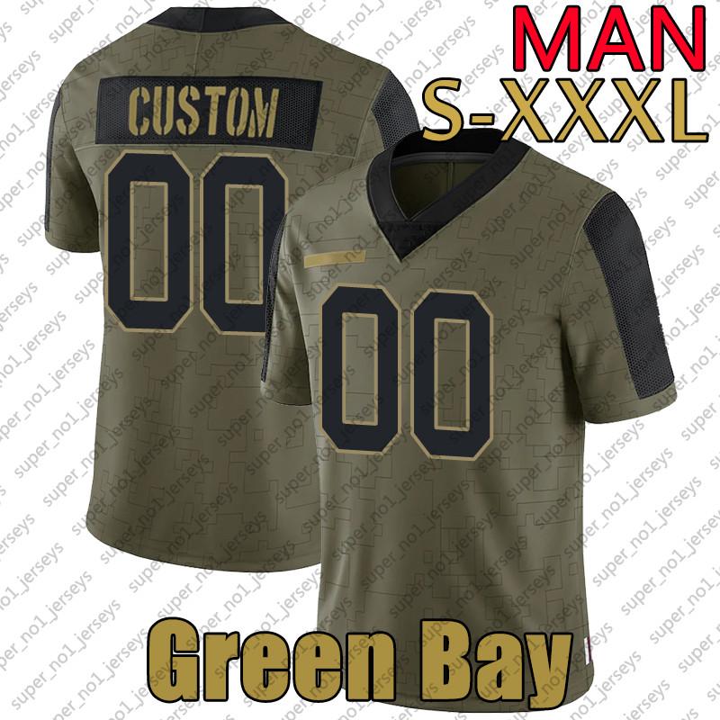 NFL_ 12 Aaron Rodgers Jones Jersey Football Green Bayes Packer Allen