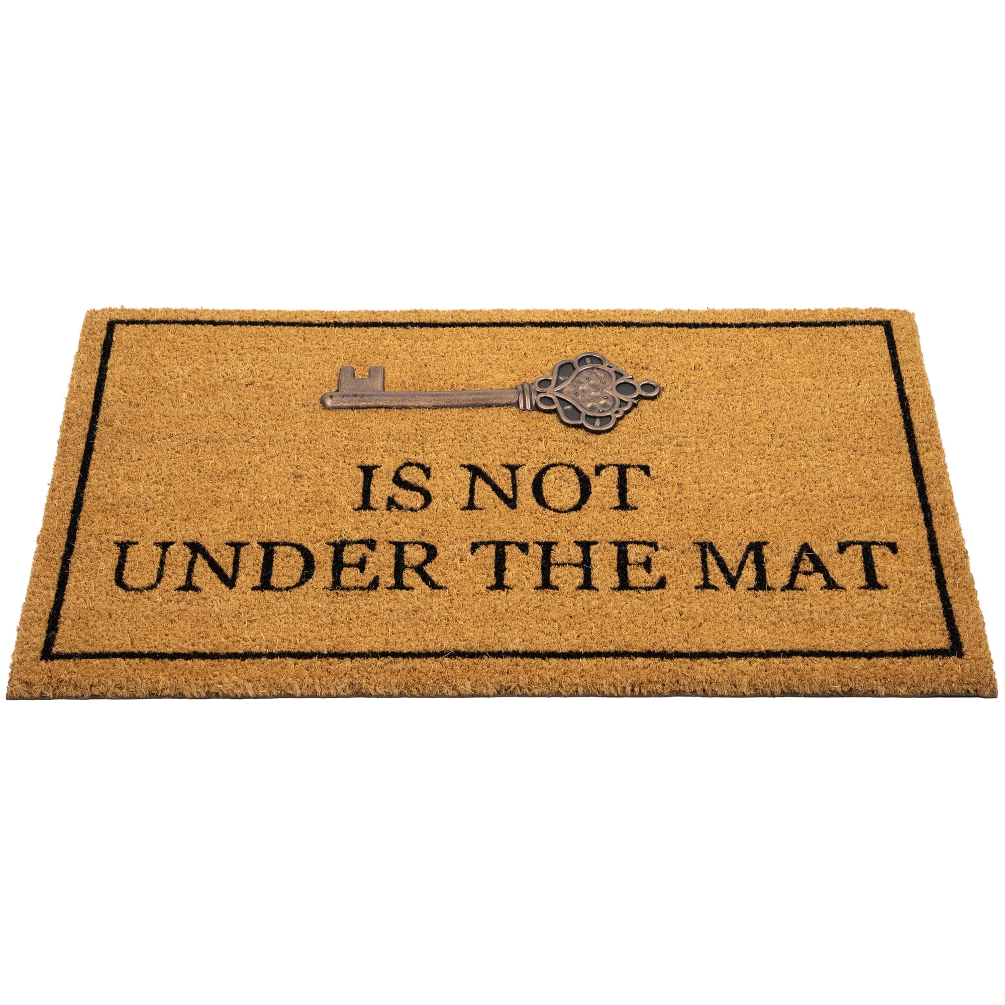 Northlight Key is Not Under the Mat Coir Outdoor Doormat 18" x 30"