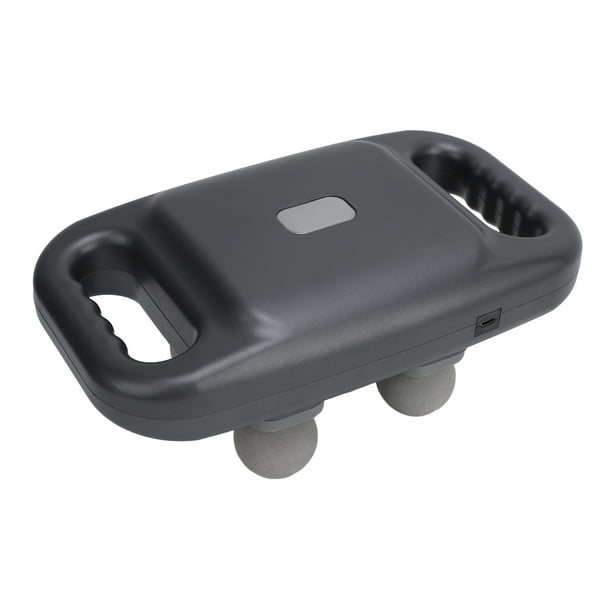 Masajeador Muscular De 4 Cabezas, Percusión Profesional Pistola Masajeadora De 4 Cabezas Relajación De Mano Pantalla LED Vibración De Alta Frecuencia Para Cuello
