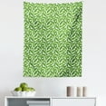 thumbnail image 1 of Banana Leaf Tapestry, Vibrant Foliage from Madagascar Island Lively Green Nature Themed Art, Fabric Wall Hanging Decor for Bedroom Living Room Dorm, 5 Sizes, Lime Green White, by Ambesonne, 1 of 1