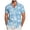 B#4-Sky Blue, variant on ZHANGDER Men's Hawaiian Shirts Casual Short Sleeve Button Down Shirt Beach Vacation Outfits, S-3XL