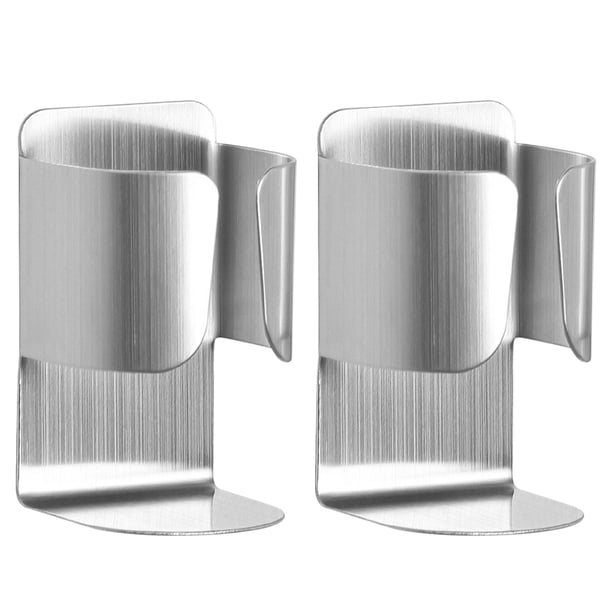 EeaseMX 2 soportes para cepillos de dientes eléctricos, estante de almacenamiento para cepillos de dientes eléctricos montado en la pared.